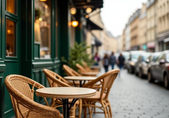 Un café storico a Parigi con atmosfera anni '20